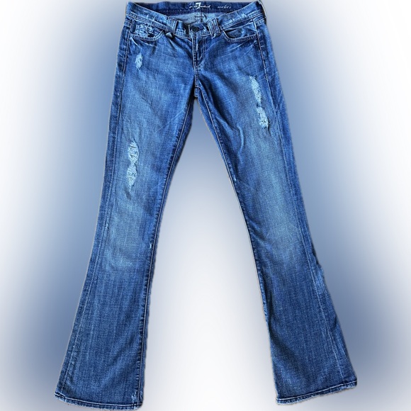 7 For All Mankind | The OG Bootcut | Detailed Embroidered Back Pocket Jean - Picture 2 of 5